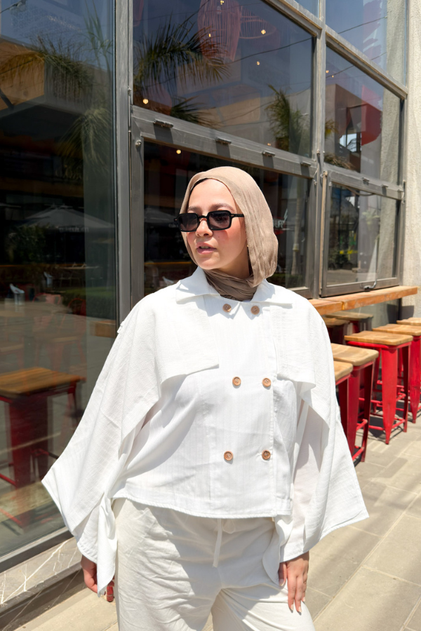 White Cape Shirt