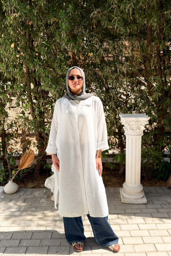 White Shirt Dress