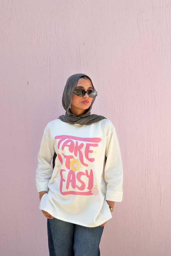 White Graphic T- Shirt
