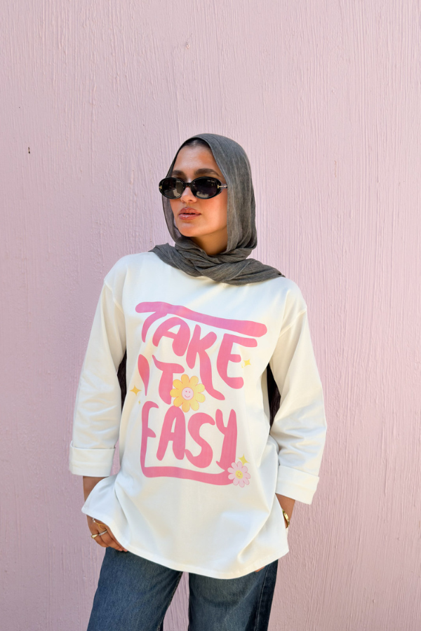 White Graphic T- Shirt
