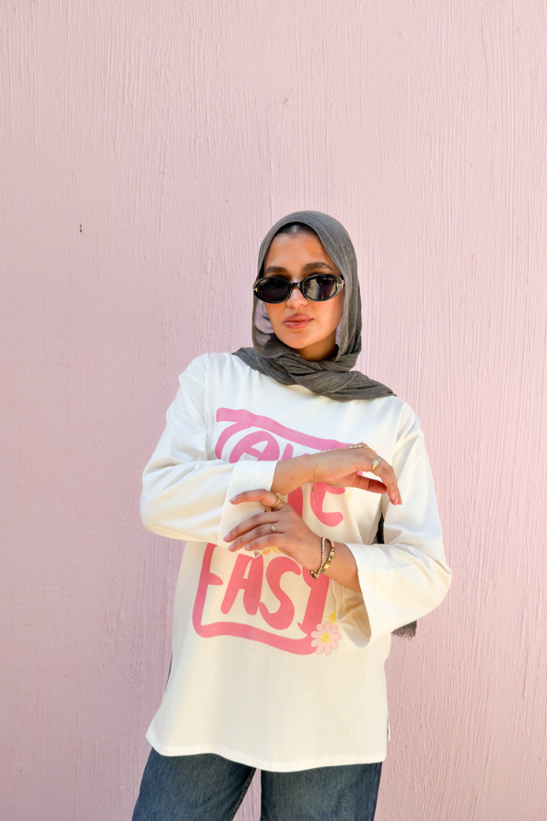 White Graphic T- Shirt