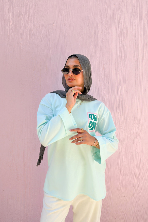 Mint Graphic T- Shirt