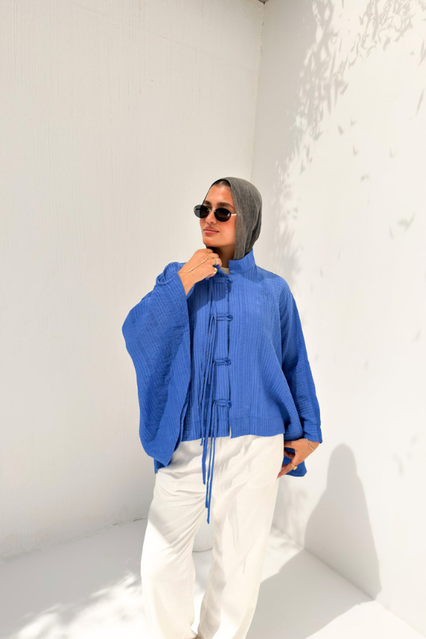 Oversized Blue Shirt