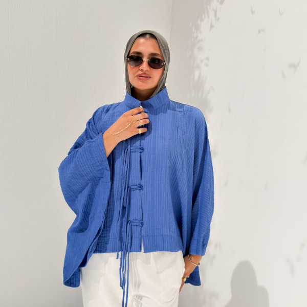 Oversized Blue Shirt