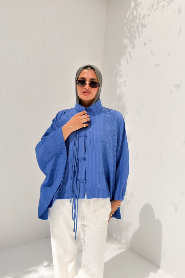 Oversized Blue Shirt