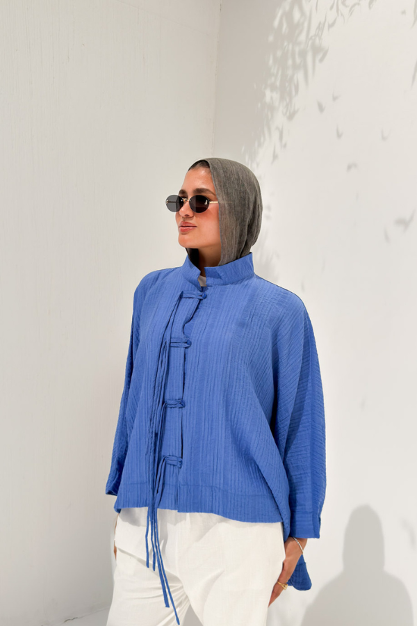 Oversized Blue Shirt
