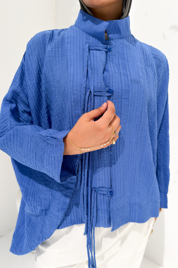 Oversized Blue Shirt