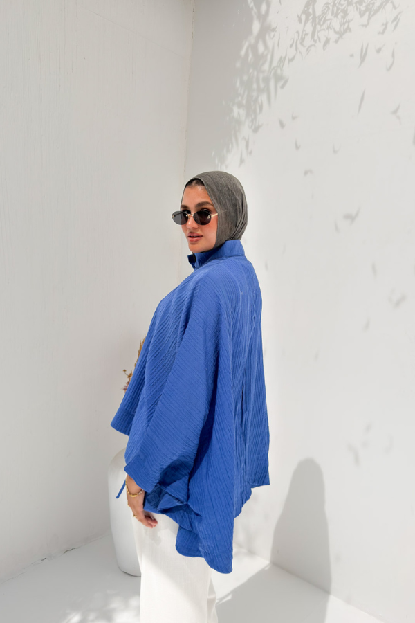 Oversized Blue Shirt