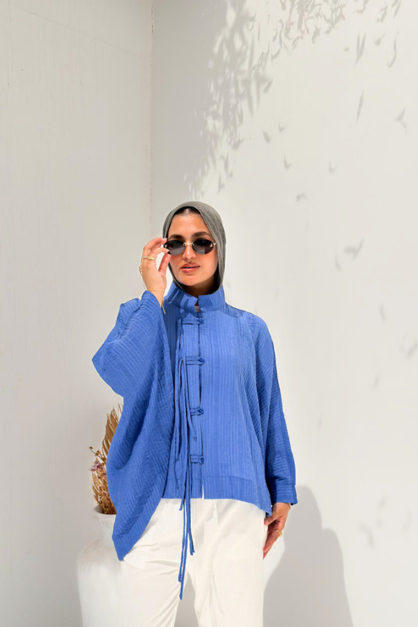 Oversized Blue Shirt