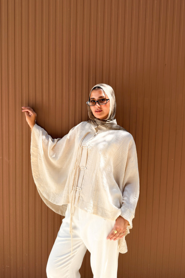 Oversized Beige Shirt