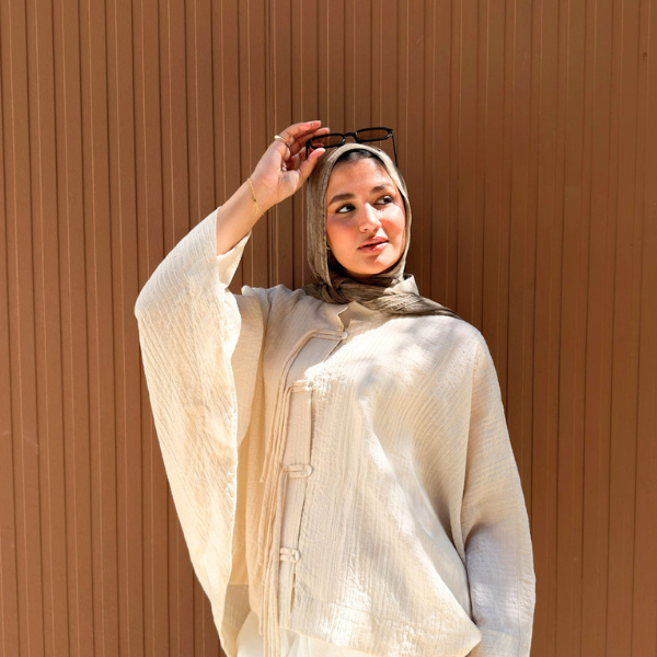 Oversized Beige Shirt