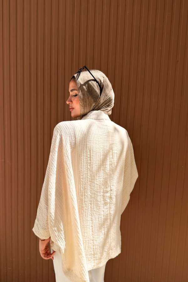 Oversized Beige Shirt