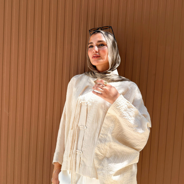 Oversized Beige Shirt