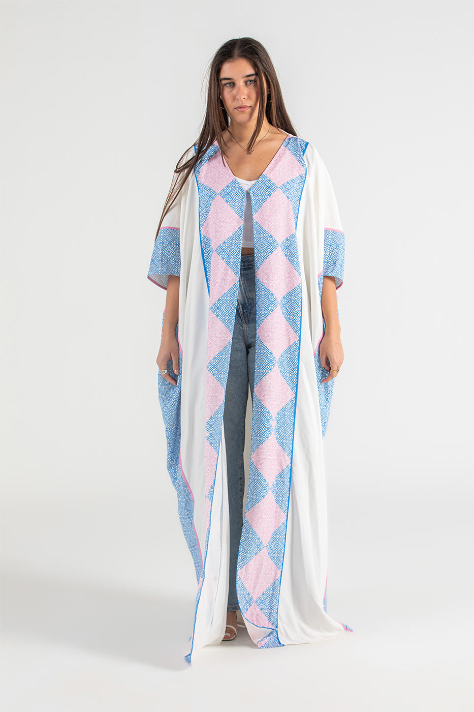Pink Diamonds Kaftan
