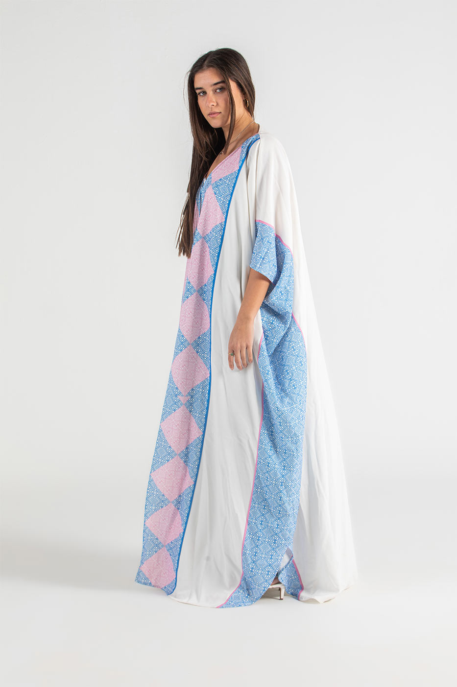 Pink Diamonds Kaftan