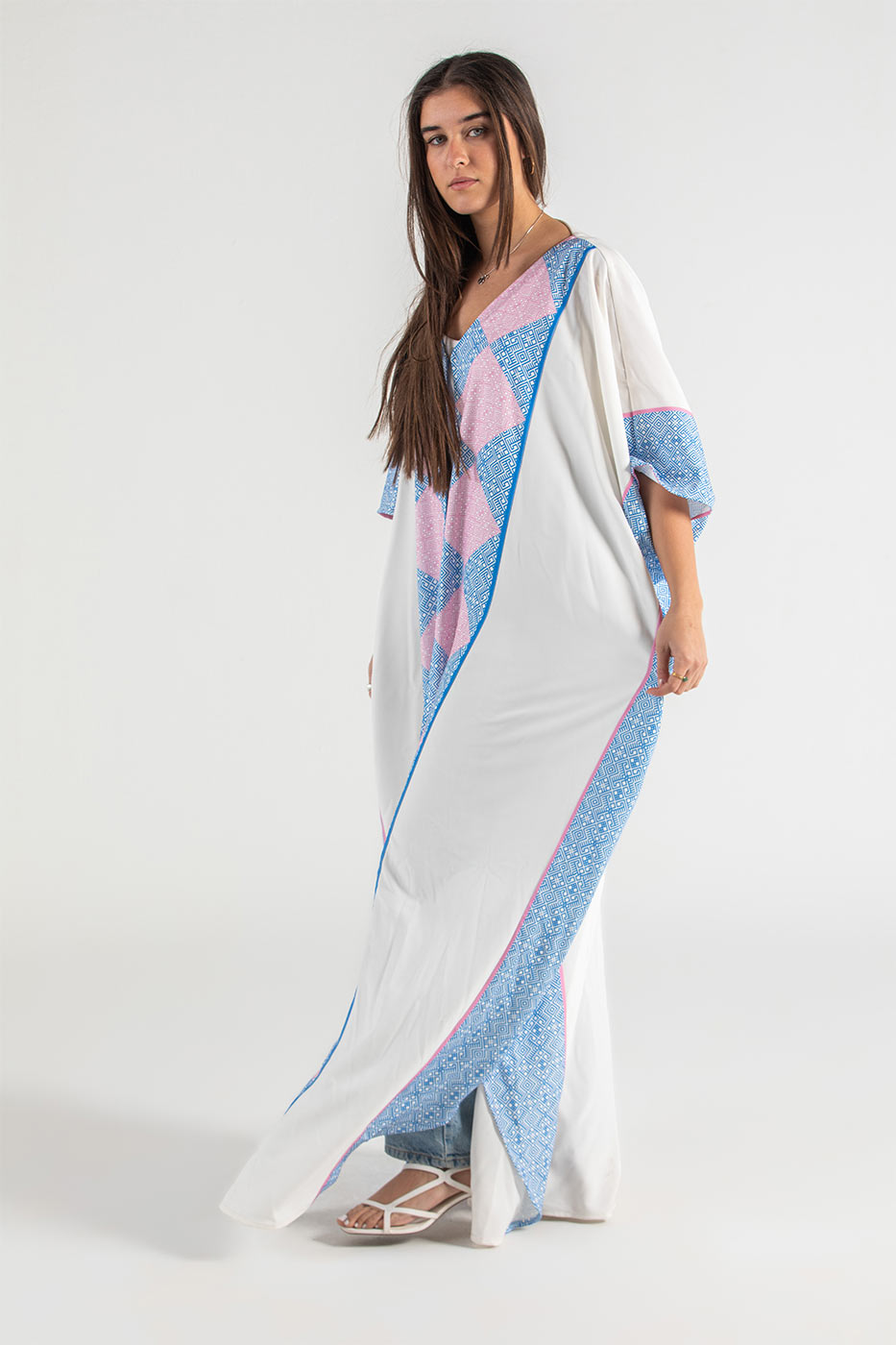 Pink Diamonds Kaftan