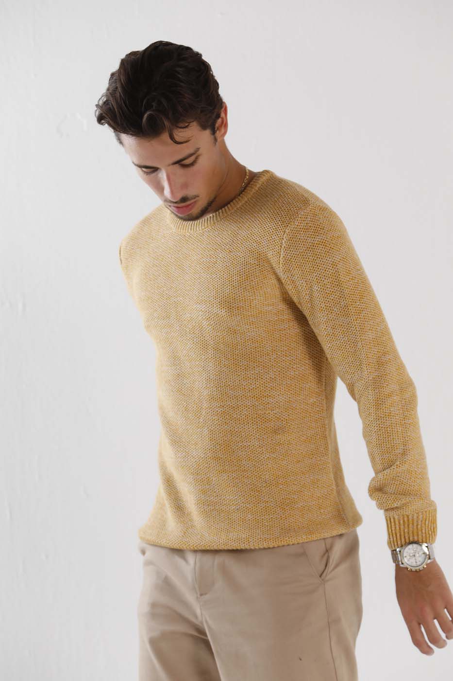 Blend Crewneck Sweater In Yellow