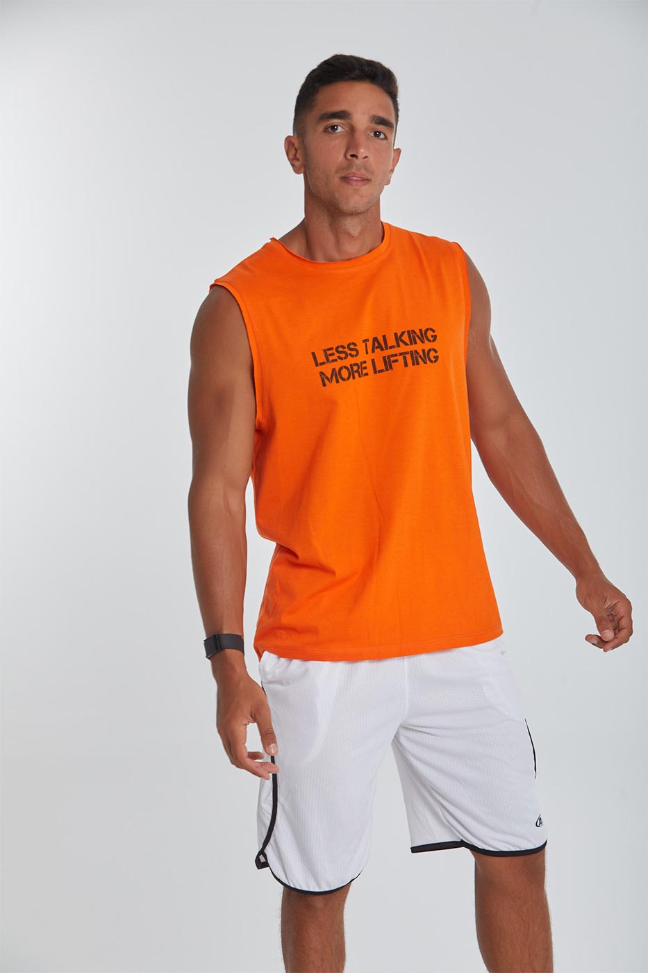 Closed Tank top in orange