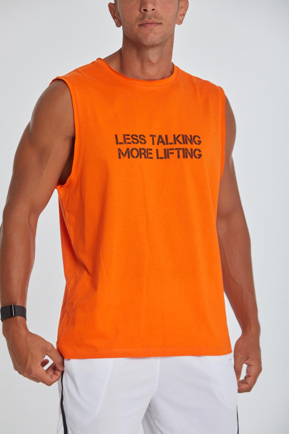 Closed Tank top in orange