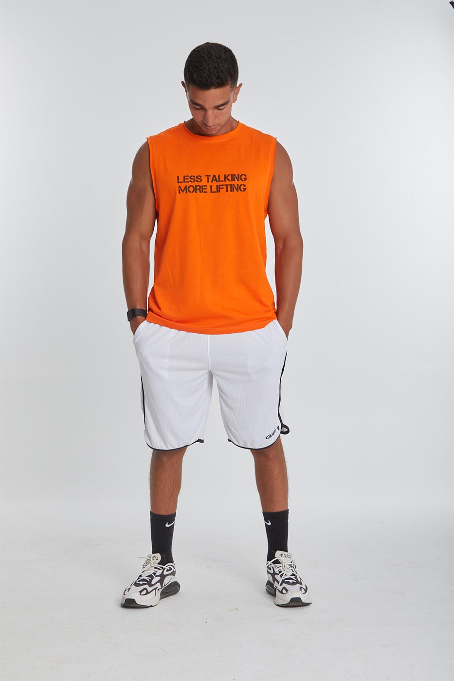 Closed Tank top in orange