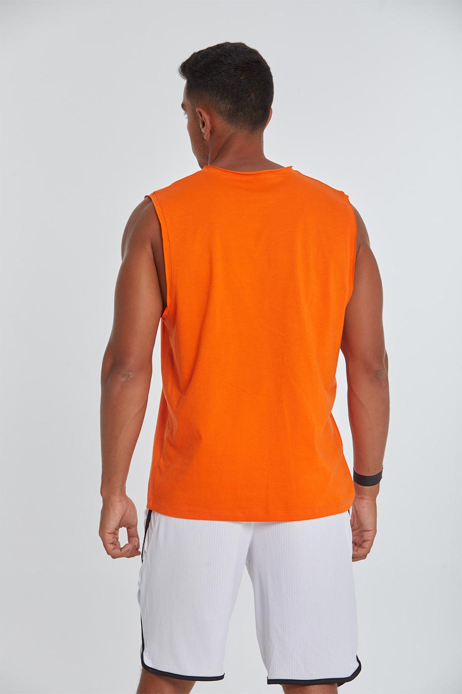 Closed Tank top in orange