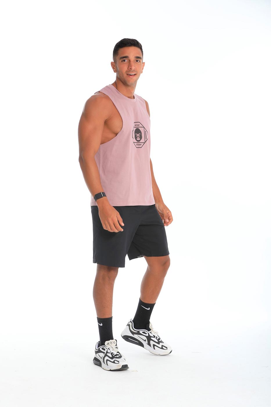 Open tank top in light purple