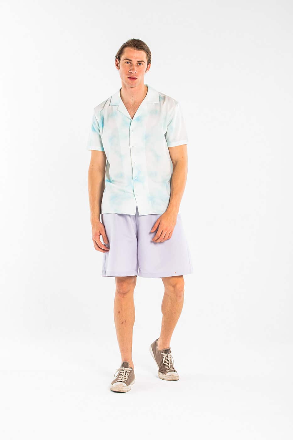 Cozy Pocket Shorts In Light Purple