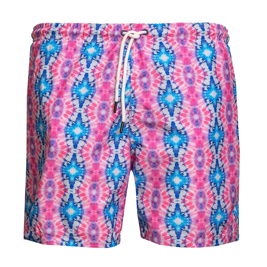 Mandala Trunks In Pink Swimshorts