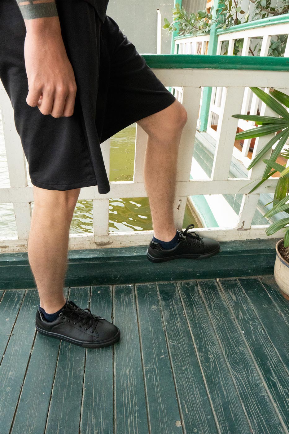 Cozy Pocket Shorts In Black