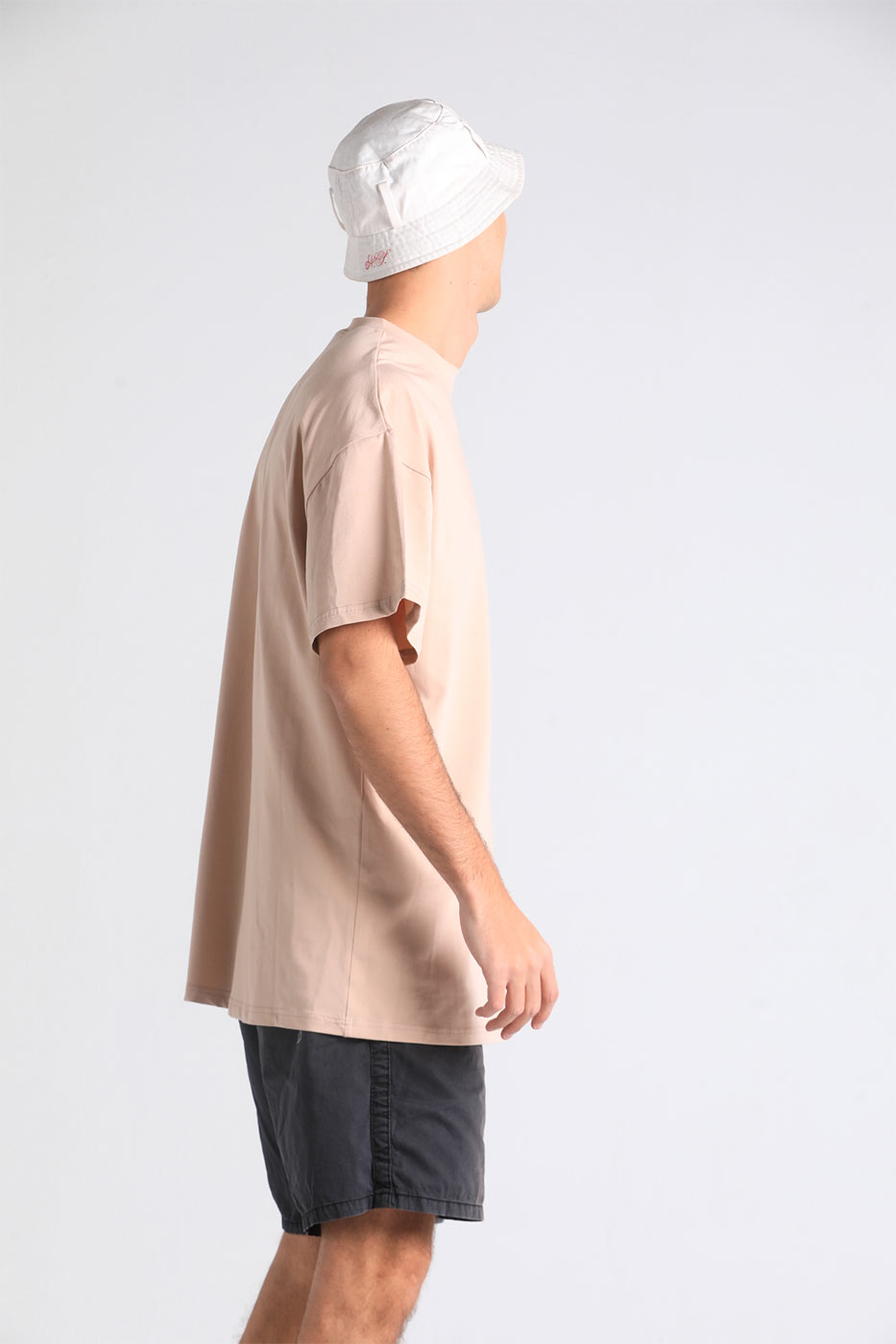 Loose Fit Classic T-Shirt In Beige