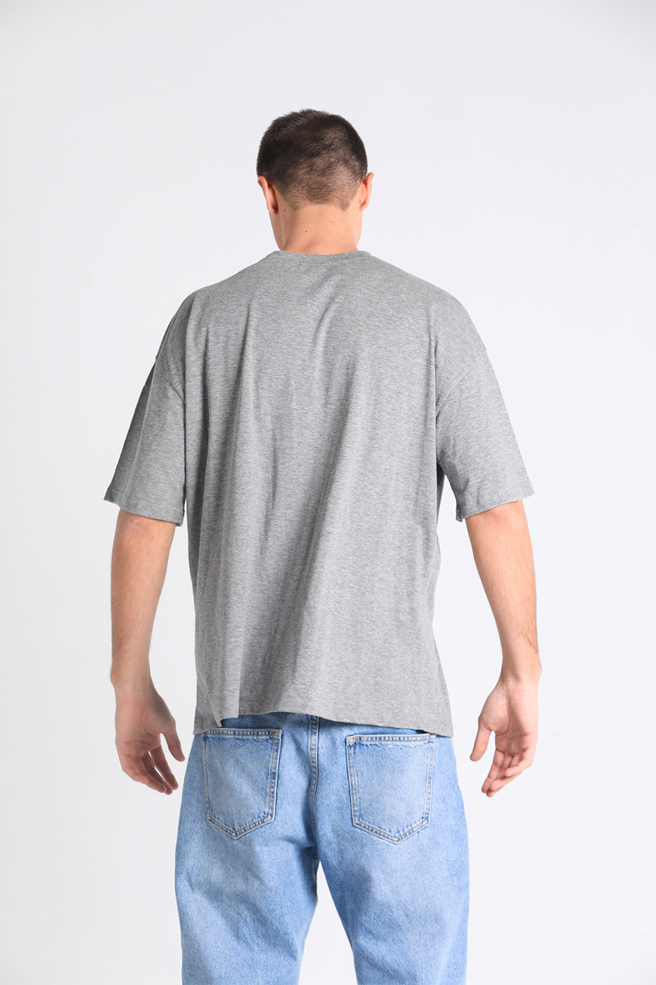 Loose Fit Classic T-Shirt In Grey