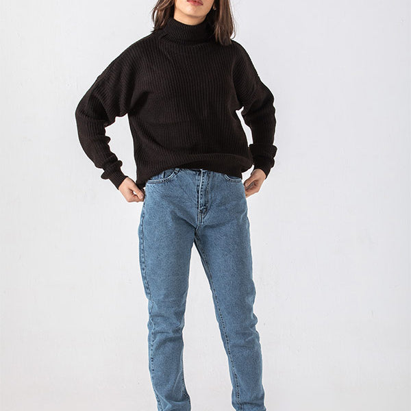 Mid Waist Jeans