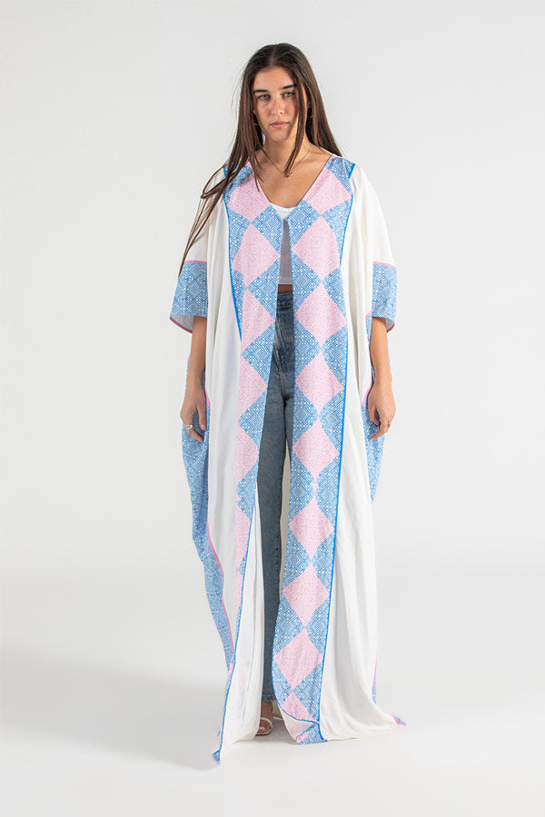 Pink Diamonds Kaftan