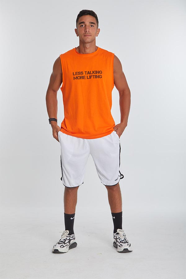 Closed Tank top in orange