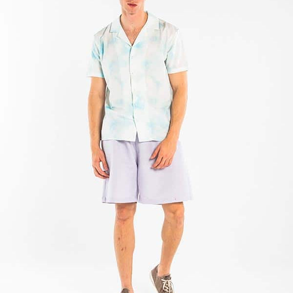 Cozy Pocket Shorts In Light Purple