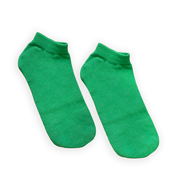 No Show In Green Socks