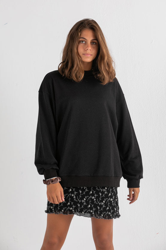 Crewneck Sweatshirt in Black