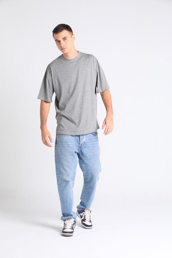Loose Fit Classic T-Shirt In Grey