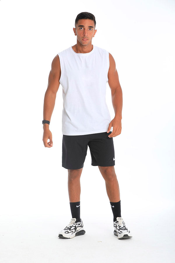 Closed Tank top In White