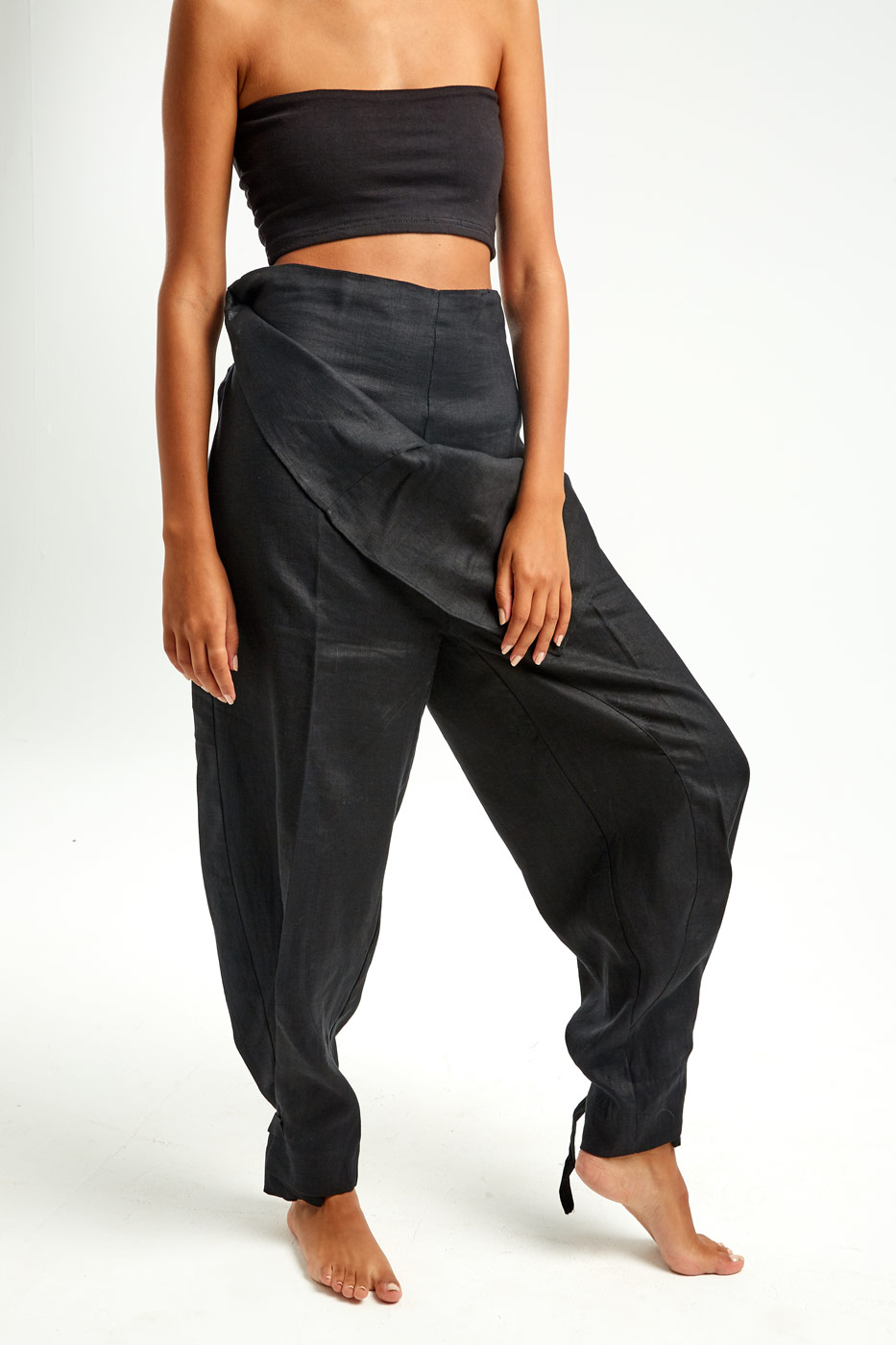 balloon fit track pants