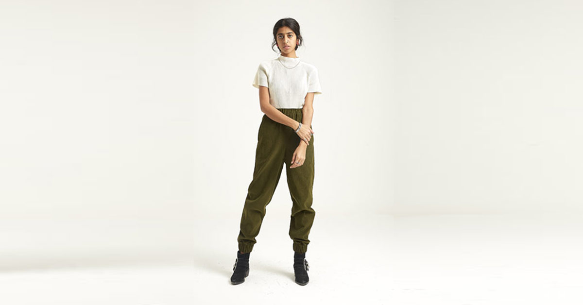 The Corduroy Green Pants | Dressode - Egypt