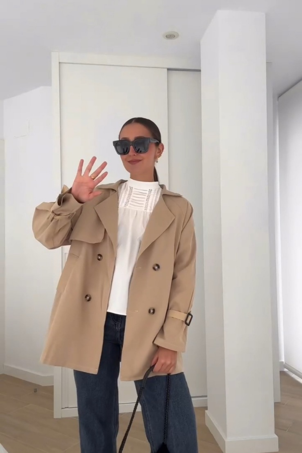 Classic Oversized Trench Coat thumbnail